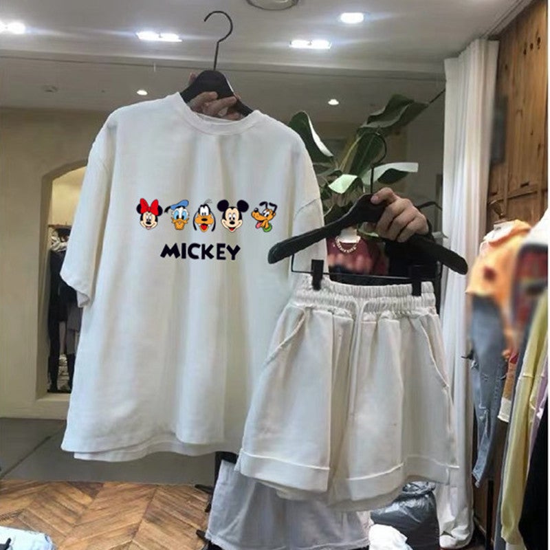 Sports Casual Shorts suit Women Spring/Summer 2024 New Fashionable Slimming Western Style Age-reducing Small Chanel Style Two-piece Set Yellow  - Image 2