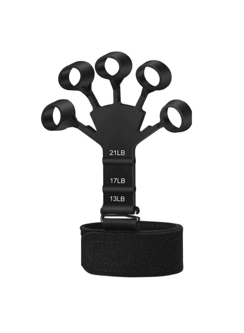 ALCOACH Finger Strengthener, Grip Strength Trainer, Hand Grip Strengthener, Hand Exercisers for Strength, Finger Exerciser & Hand Strengthener, Extension Exerciser Gripper Band for Wrist Training - Image 2