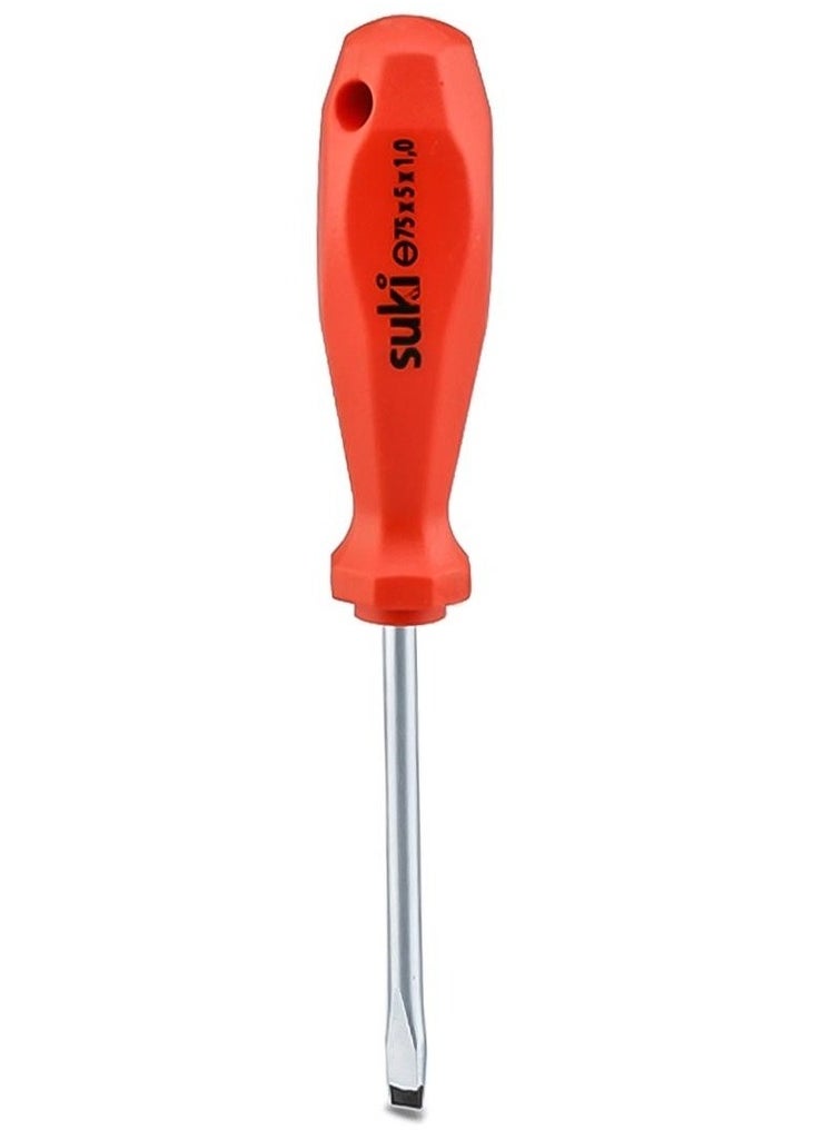 suki Suki Slot Screwdriver with Plastic Handle (75 x 5 x 5 mm) 