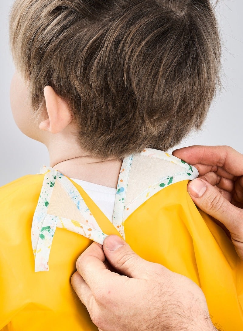 MALA Apron with Long Sleeves, Yellow - Image 2