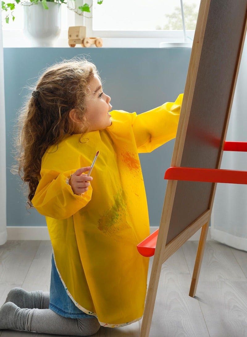 MALA Apron with Long Sleeves, Yellow - Image 4