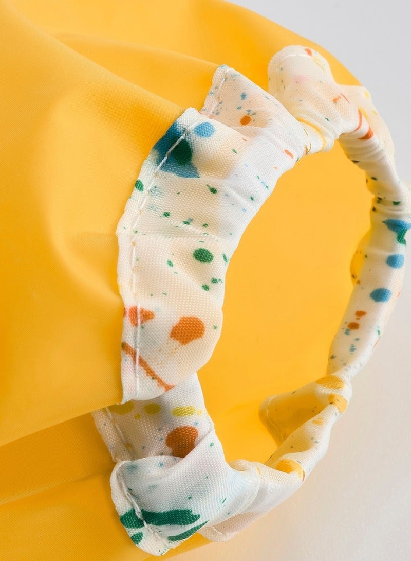 MALA Apron with Long Sleeves, Yellow - Image 3