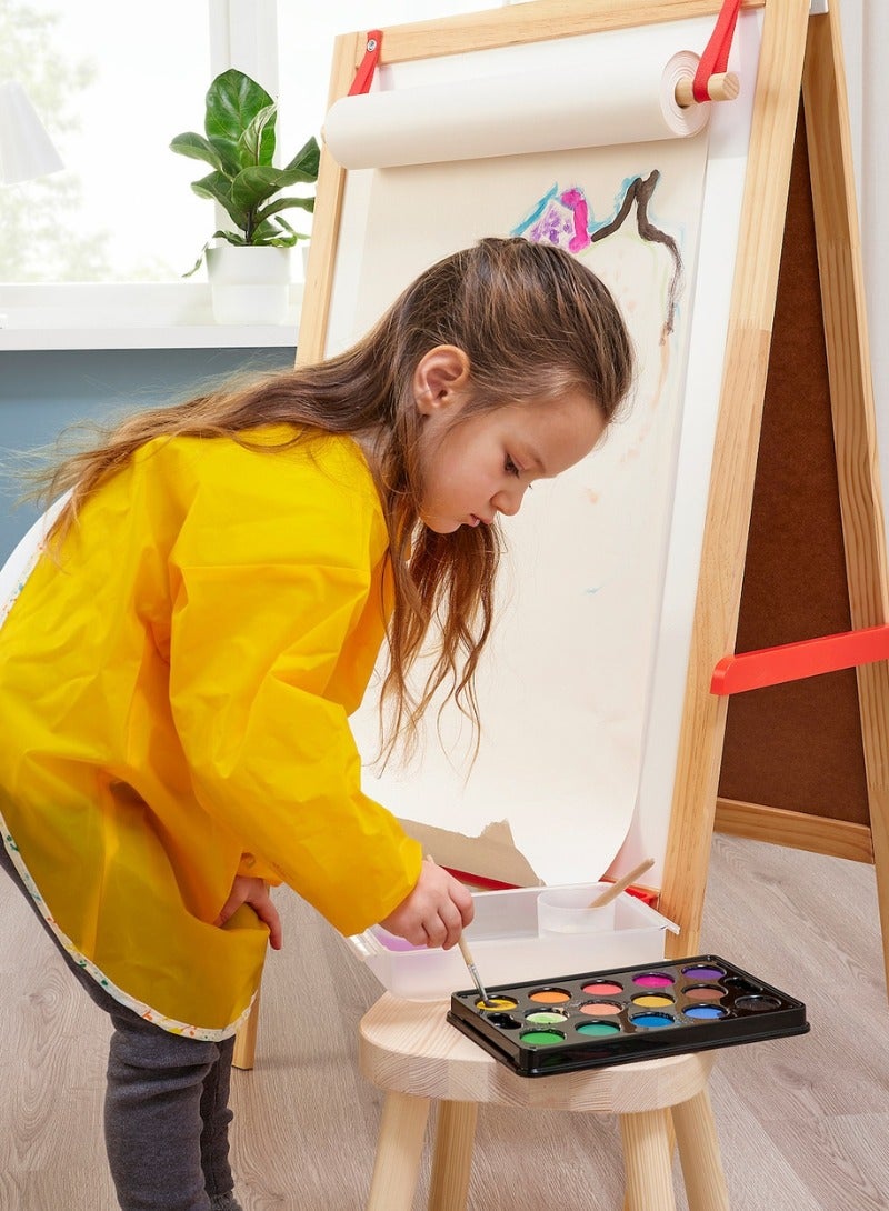 MALA Apron with Long Sleeves, Yellow - Image 5