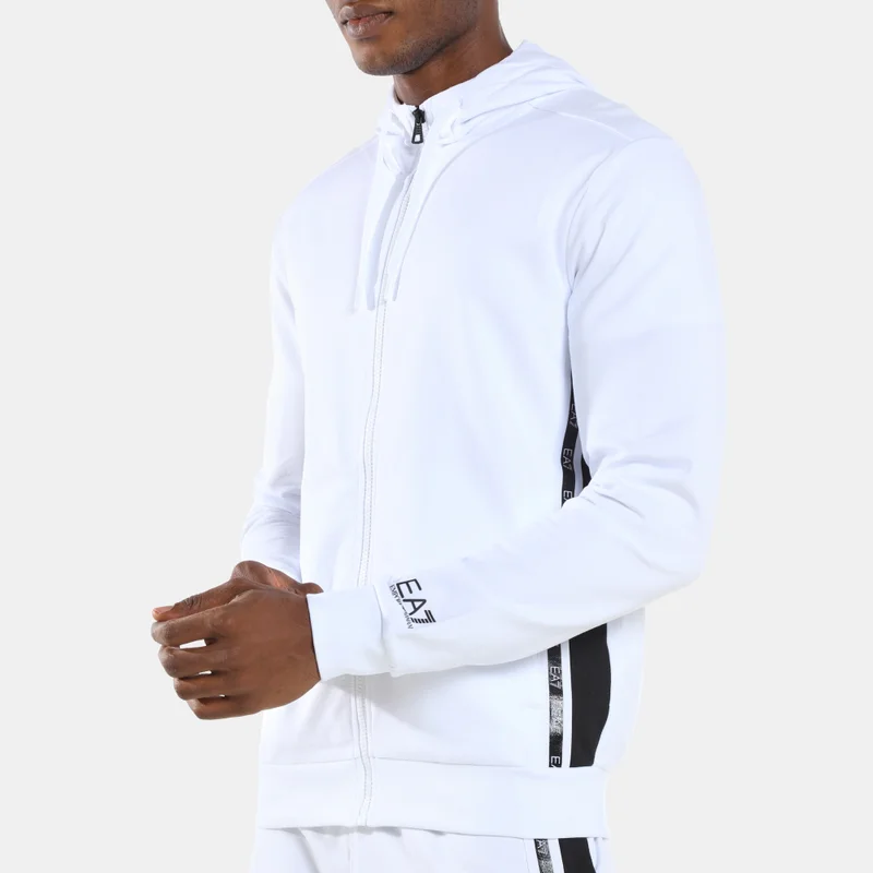 EA7 Emporio Armani Men's Train Logo Series Extended Logo Hoodie