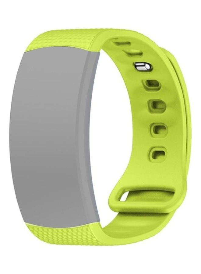 NIBEMINENT Silicone Replacement Strap Watchband For Samsung Gear Fit2 Pro Green - Image 1