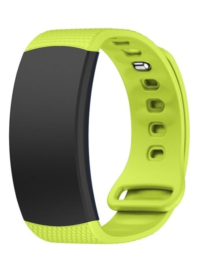 NIBEMINENT Silicone Replacement Strap Watchband For Samsung Gear Fit2 Pro Green - Image 2