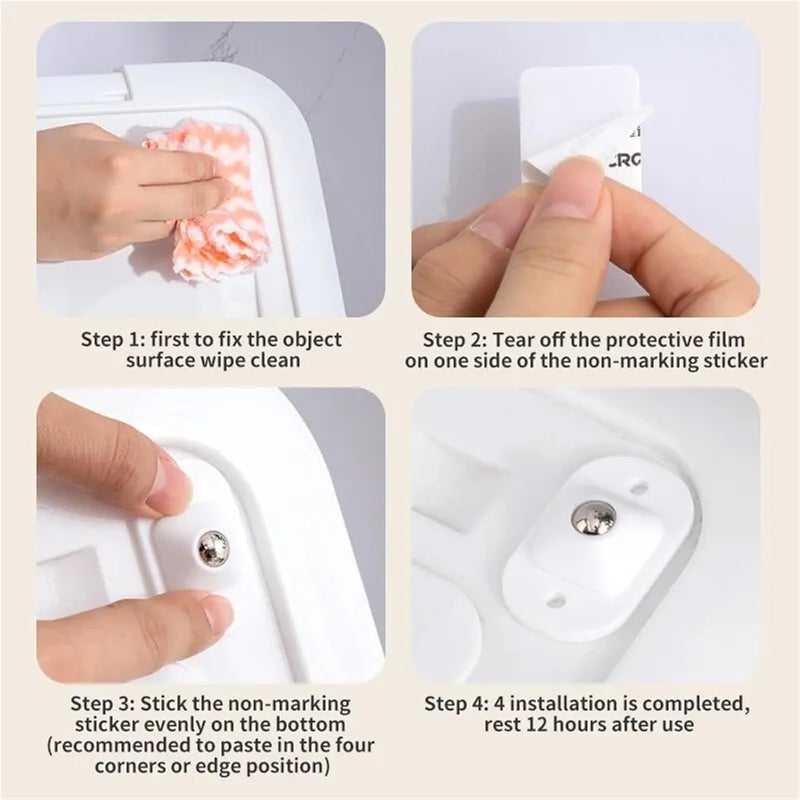 Self Adhesive Caster Wheels 100pcs Mini Swivel Wheels Universal 360 Degree for Trash Can Storage Box Small Furniture - Image 4