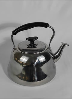 HTH 1 Piece Rustproof Premium Stainless Steel Whistling Teapot with Infuser Mirror Finish Coffee Kettle Easy Pour Spout Tea Kettle with Lid and Heat Resistive Ergonomic Handle Induction Compatible Stovetop Safe Teapot 1/2/3/4/5/6 L  - Image 3