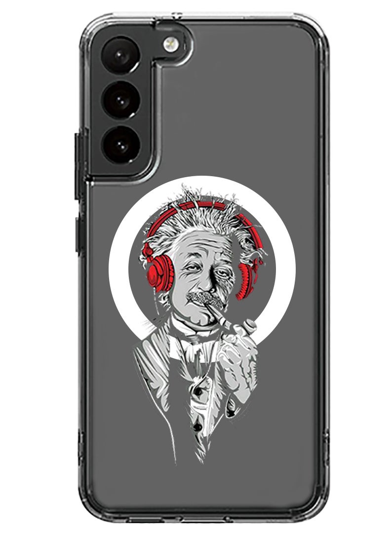Theodor Magnetic Case for Samsung Galaxy S23 Plus 6.6-inch Compatible with MagSafe Wireless Charging, Shockproof Phone Bumper Cover Einstein copy - Image 1