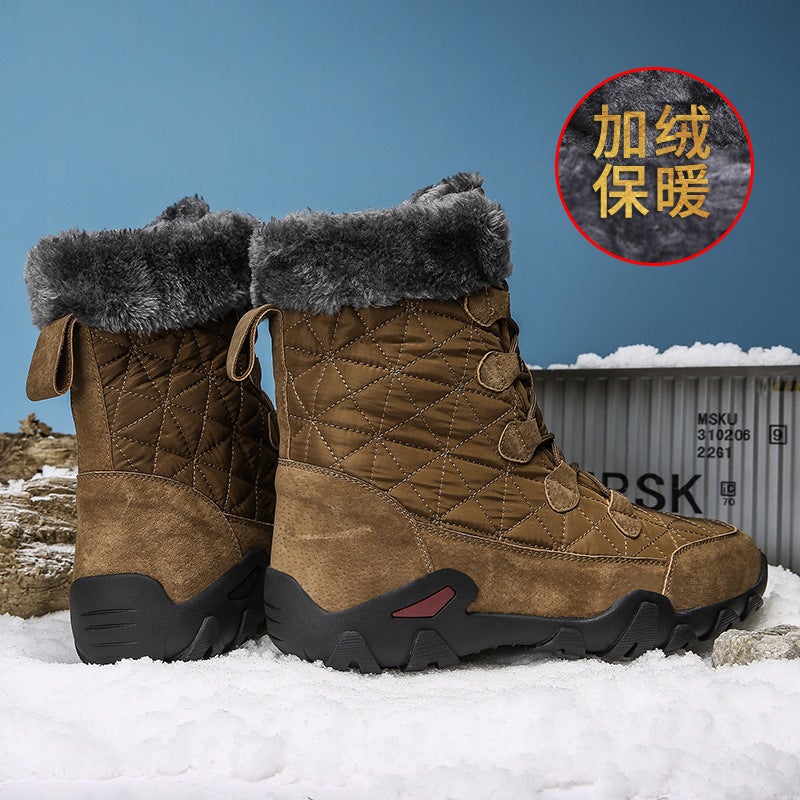 2024 Outdoor Men'S Independent Station Travel Plus Size Snow Boots Men'S Shoes - Image 2