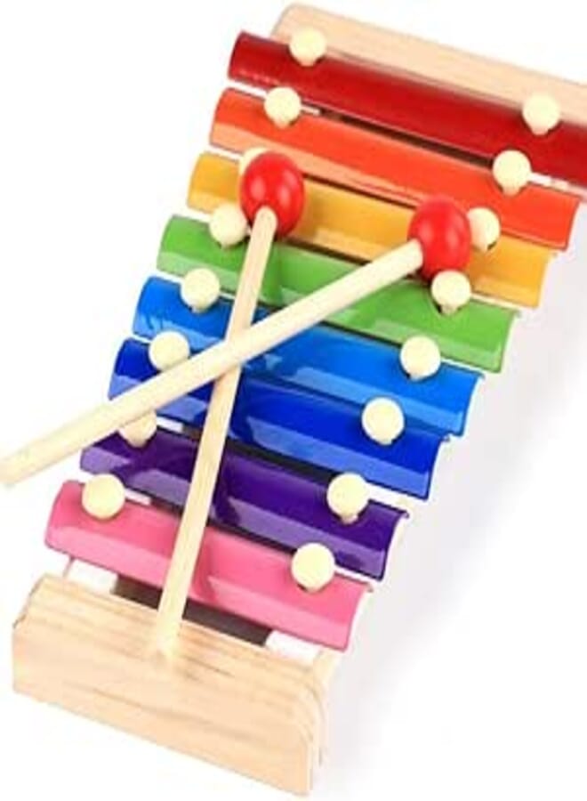 Ac.y.c Ac.y.c Wooden 8 Notes Xylophone Piano Instrument Toy For Kids 