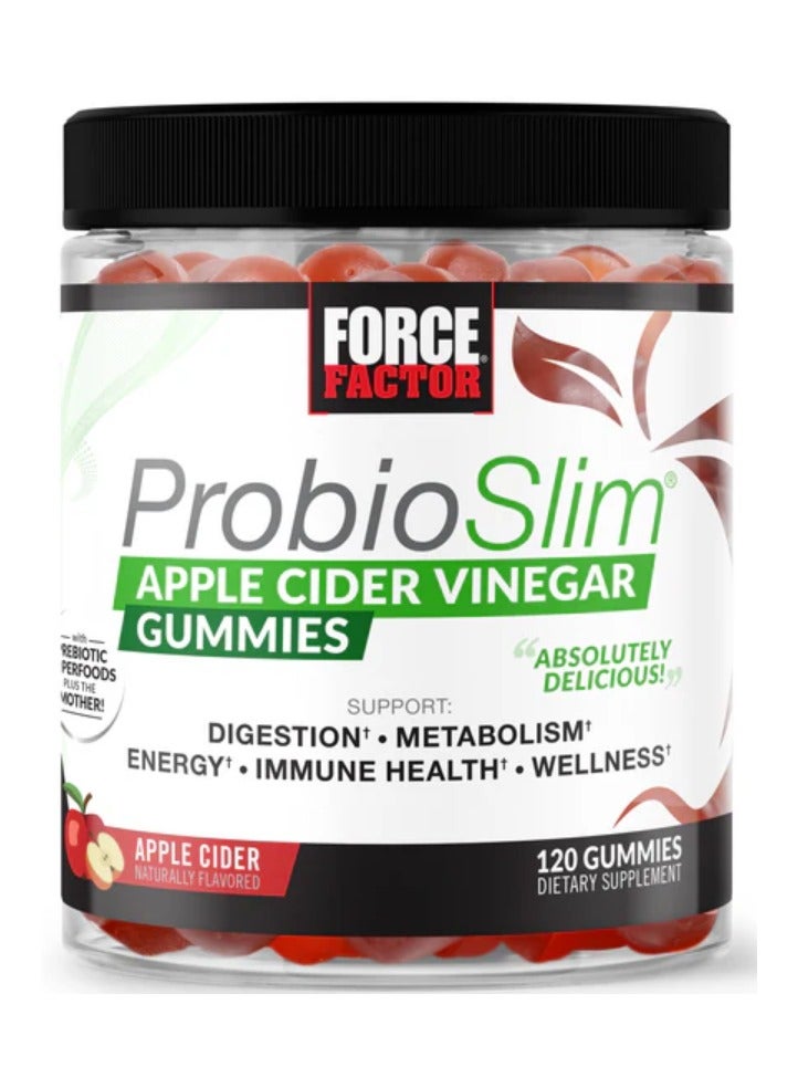 Force Factor Probio Slim Keto ACV Gummies, 120 Gummies