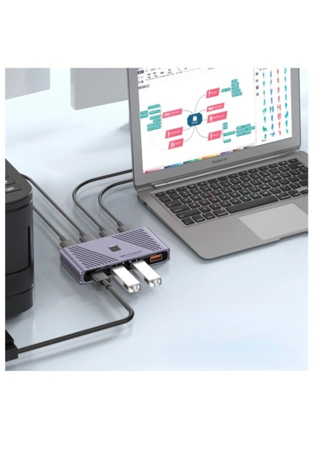 Haing USB 3.0 Switcher High Speed 4in-4out  - Image 5
