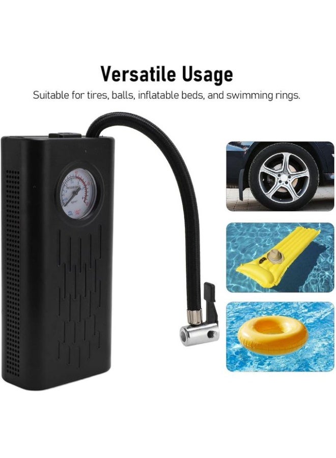 Portable Air Compressor Tire Inflator – Cordless Rechargeable Pump with USB Charging - Image 3