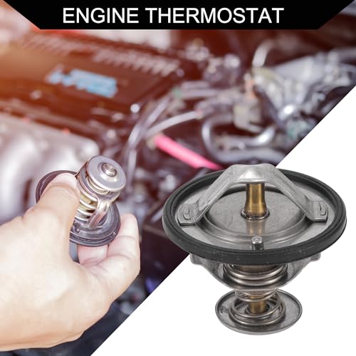 Hihaha No.133823 Car Thermostat for Peugeot 205 1992-1998 for Peugeot Boxer 1994-2006 / Inner Engine Coolant Thermostats/Durable Metal / 1 Pcs Silver Tone - Image 3