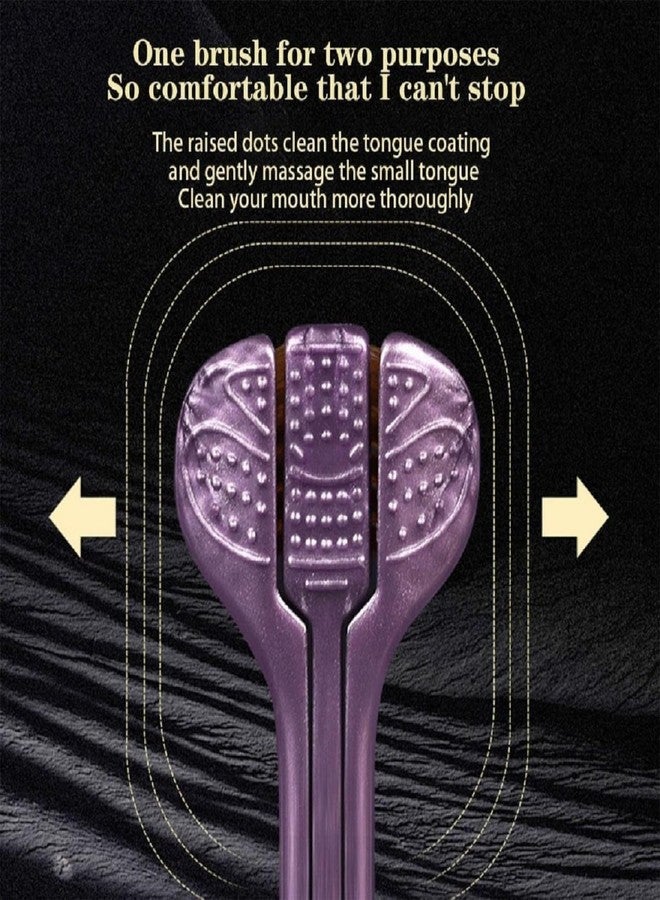 Quebers Three-Sided Toothbrush - Soft Bristle Multi-Angle Toothbrush with Non-Slip Handle for Adults and Children - Sensory Triple-Effect Cleaning (2) - Image 2