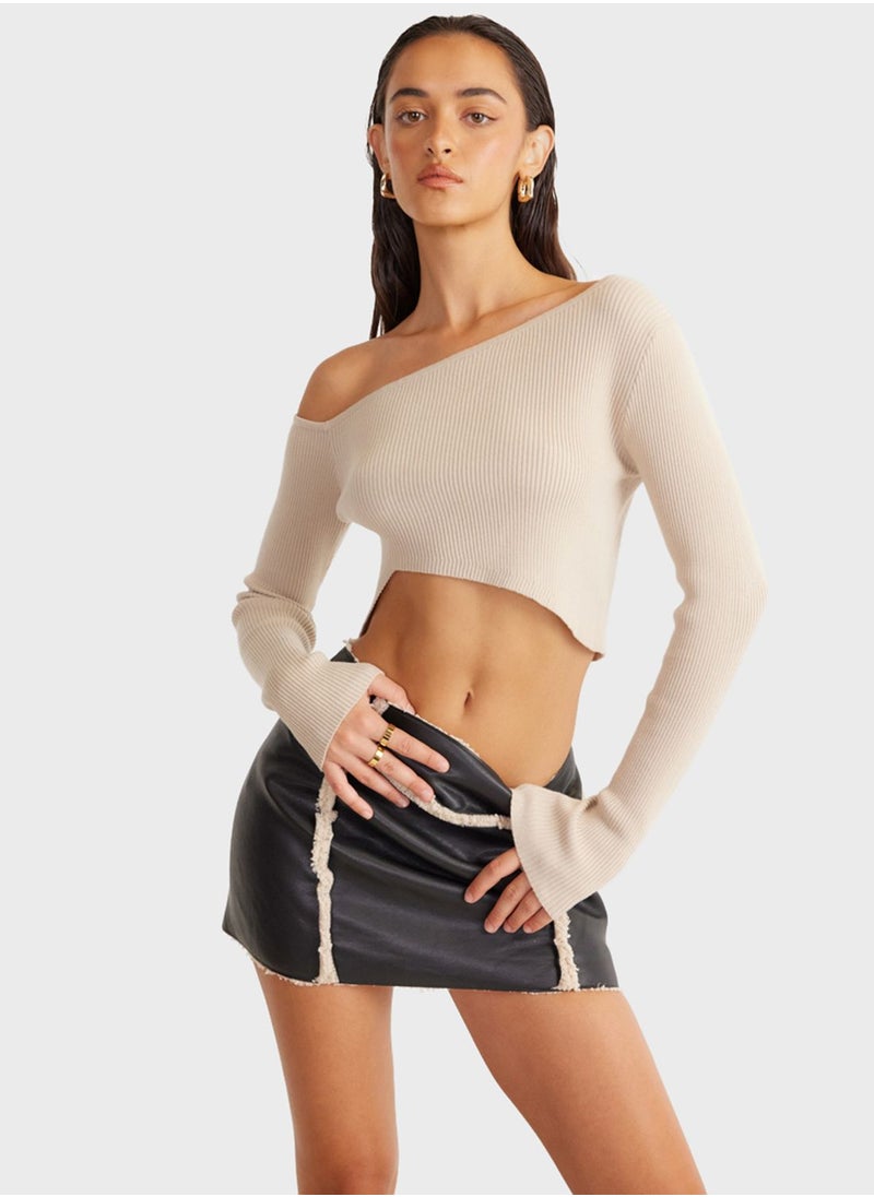 One Shoulder Ribbed Crop Top - pzsku/Z2CC3099B08BE9DF7C714Z/45/_/1716221970/17e4c544-d39b-4fe4-9a4f-0ba7e42b9eee