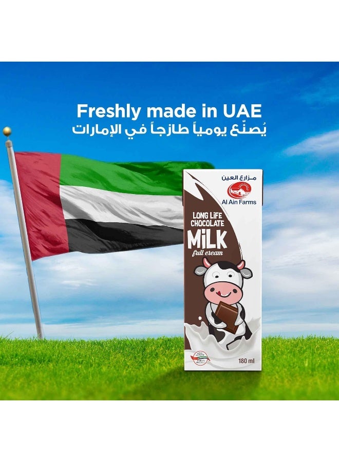 Al Ain Farms UHT Chocolate Milk 18 x 180 ml - Image 3