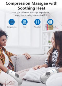 RENPHO Hand Massager with Heat, RENPHO Cordless Hand Massager Machine with 6 Levels of Massage and Intensity Compression for Palm Wrist Finger Numbness Fatigue Soreness Relief  - Image 2