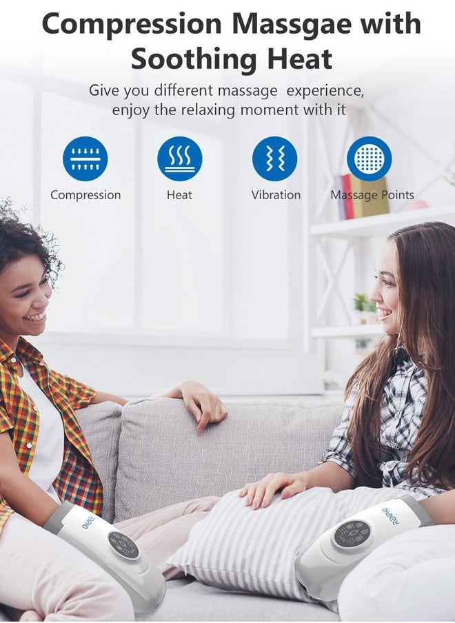 RENPHO - Hand Massager with Heat, RENPHO Cordless Hand Massager Machine with 6 Levels of Massage and Intensity Compression for Palm Wrist Finger Numbness Fatigue Soreness Relief - Image 1