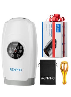 RENPHO Hand Massager with Heat, RENPHO Cordless Hand Massager Machine with 6 Levels of Massage and Intensity Compression for Palm Wrist Finger Numbness Fatigue Soreness Relief  - Image 1