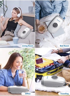 RENPHO Hand Massager with Heat, RENPHO Cordless Hand Massager Machine with 6 Levels of Massage and Intensity Compression for Palm Wrist Finger Numbness Fatigue Soreness Relief  - Image 4