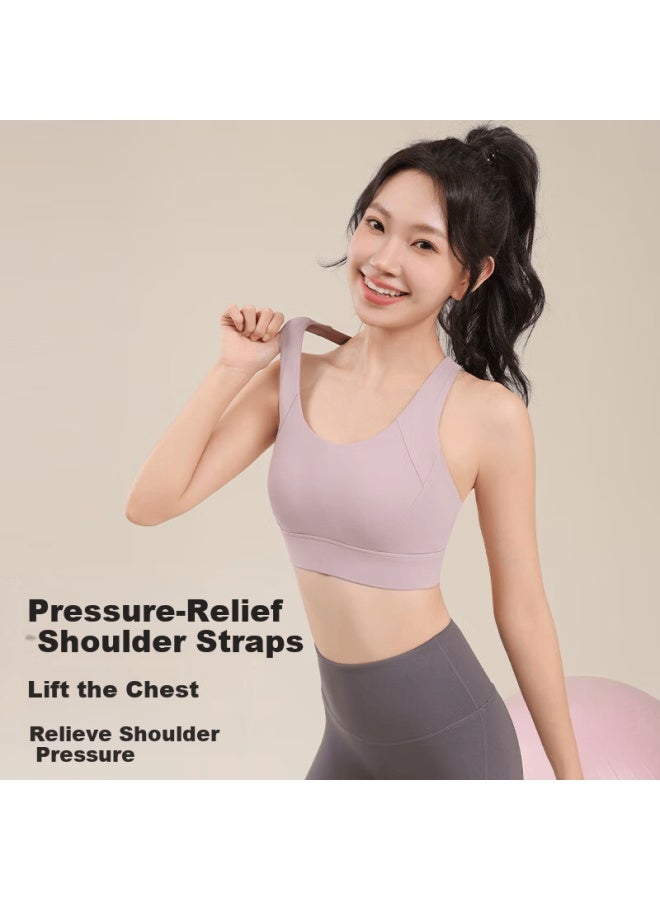 Liberal Free Style High-impact Sports Bra For Women Shockproof Running Fitness Vest Large Bust Anti-sagging Jump Rope Bra - Image 3