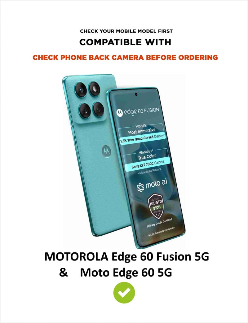 SBMS Silicone Back Cover Case for Motorola Edge 60 Fusion 5G / Moto Edge 60 5G | Soft Micro-Fibre Lining Inside | Camera Protection Bump | Shockproof Back Cover Case for Moto Edge 60 Fusion (Black) - Image 5