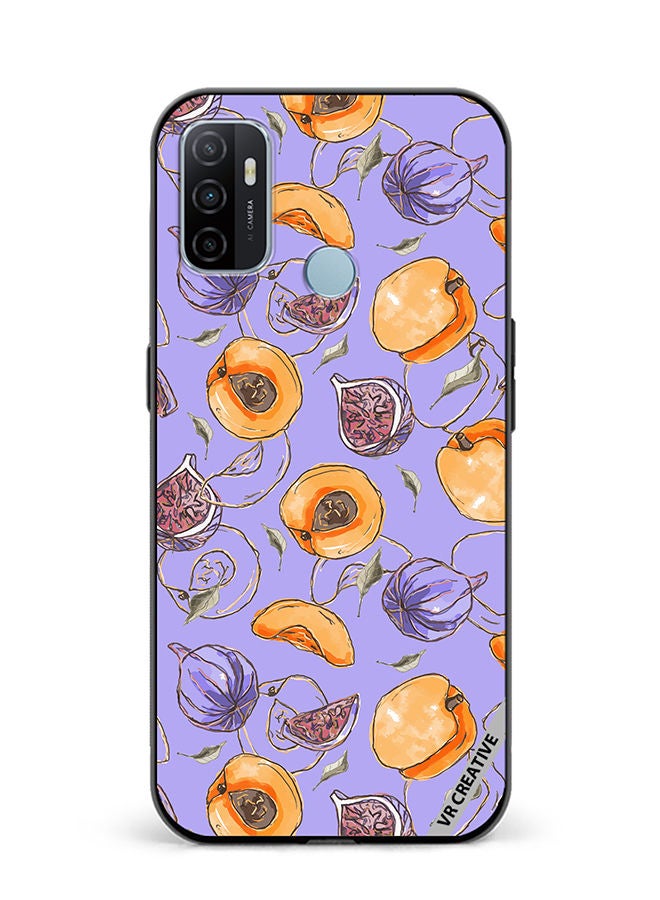 VR CREATIVE Protective Case Cover For Oppo A53 Louryxappricot Design Multicolour - Image 1