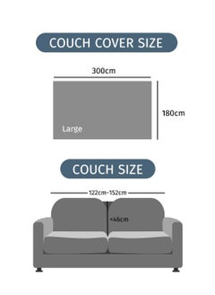 3 Seat Oversized Chenille Durable Sofa Slipcovers Pets Protector Furniture Covers Soft Four Seasons Universal Couch Covers Tassel Sofa Cover 180*300 CM - pzsku/Z2CC3542EF5104C4FCD9AZ/45/_/1714113315/47928b43-ee95-4c54-bd57-8e5205fd2ea2