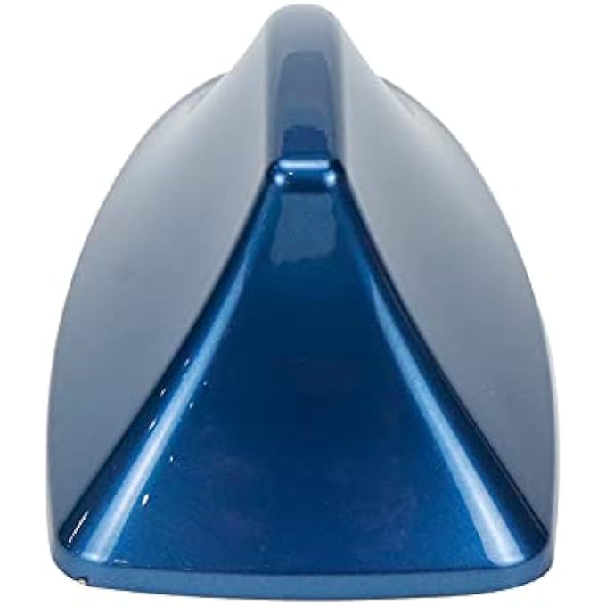 rayihni زينة سقف السيارة على شكل زعانف سمكة القرش مطلية باللون الأزرق المعدني - Image 3