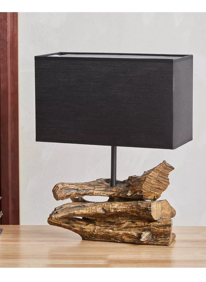 Home Box - Novalie Resin Table Lamp with Shade - 41 cm - Image 1