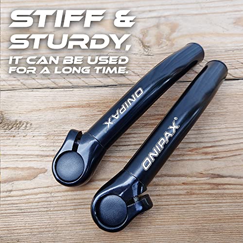 ONIPAX Bicycle Bar Ends Comfortable Ergonomic for MTB Bikes 7/8” Handlebar (1 Pair) - Image 3