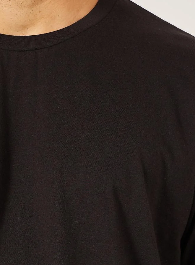 Styli Back Graphic Print Jersey Oversized T-Shirt