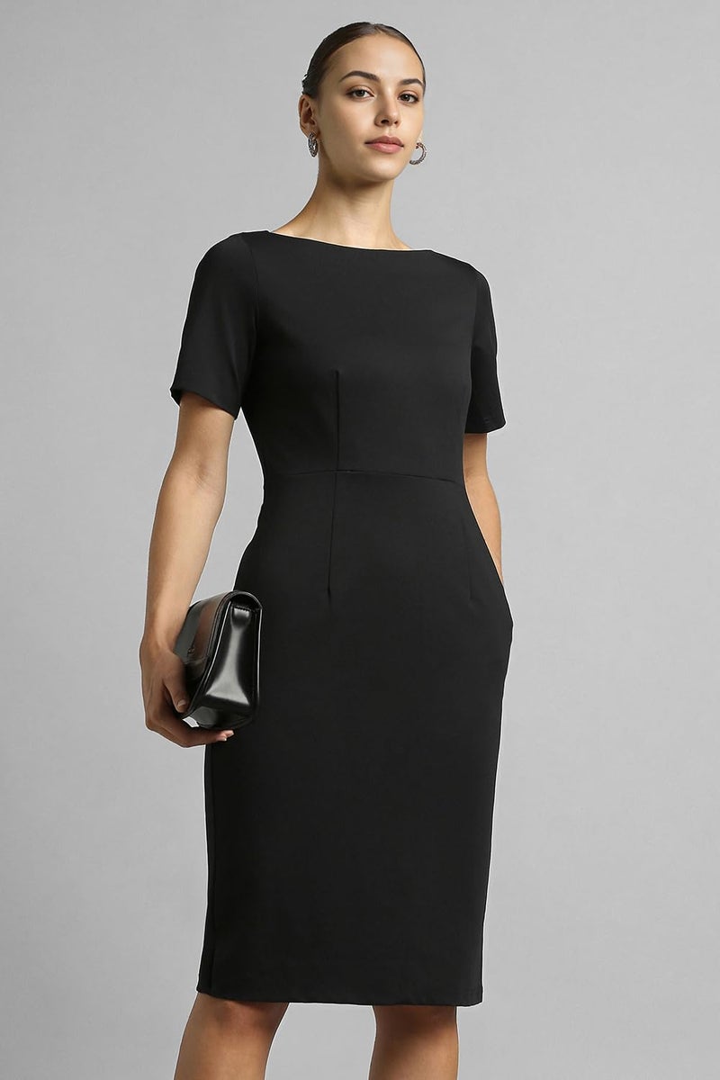 Van Heusen_Womens__Dress_(VWDRCRGFY60768_Black_L) - Image 2