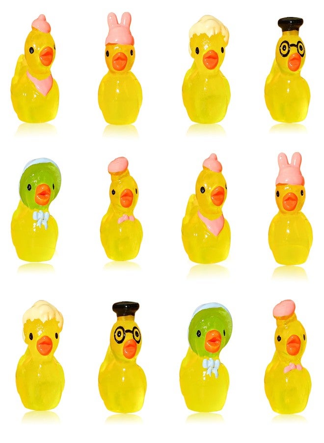 YOJO 12PCS Luminous 3D Funny Duck Fridge Magnets, Strong Refrigerator Magnets, Decorative Magnets for Fridge Locker Whiteboard Kitchen Office Classroom Decor - Image 1