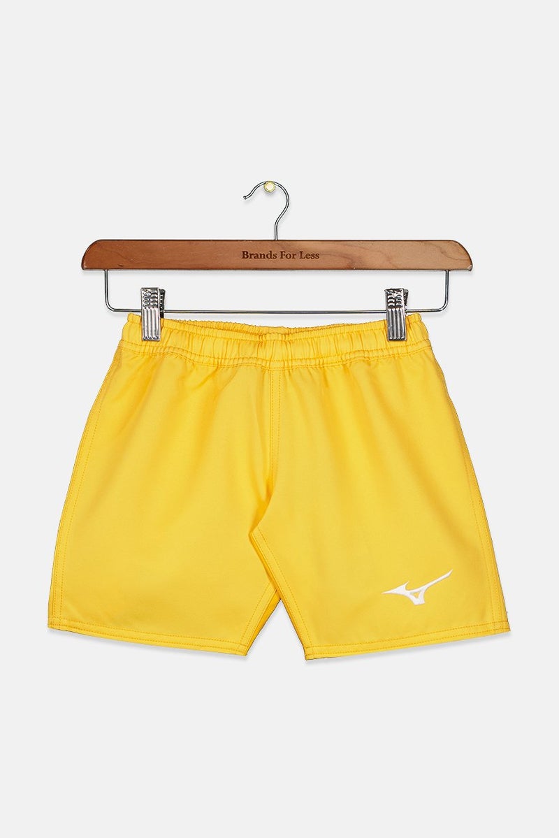 Mizuno Kids Girl Sportswear Fit Training Shorts, Yellow - Image 1