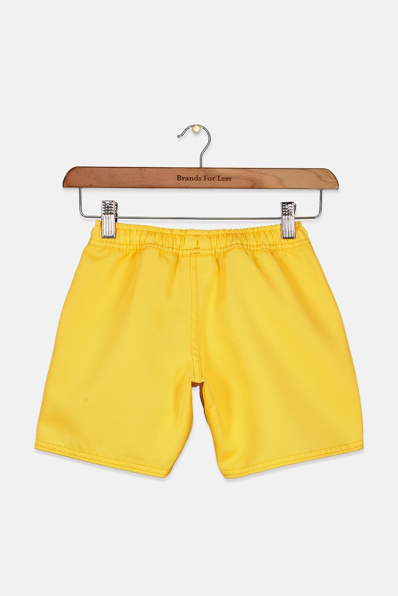 Mizuno Kids Girl Sportswear Fit Training Shorts, Yellow - Image 2