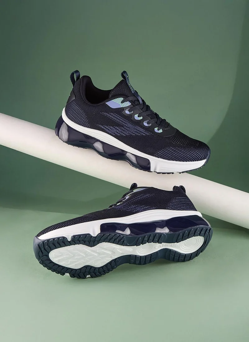 CAMPUS Men Spade Bubble Yoga Max Lace-Up Running Shoes-Navy