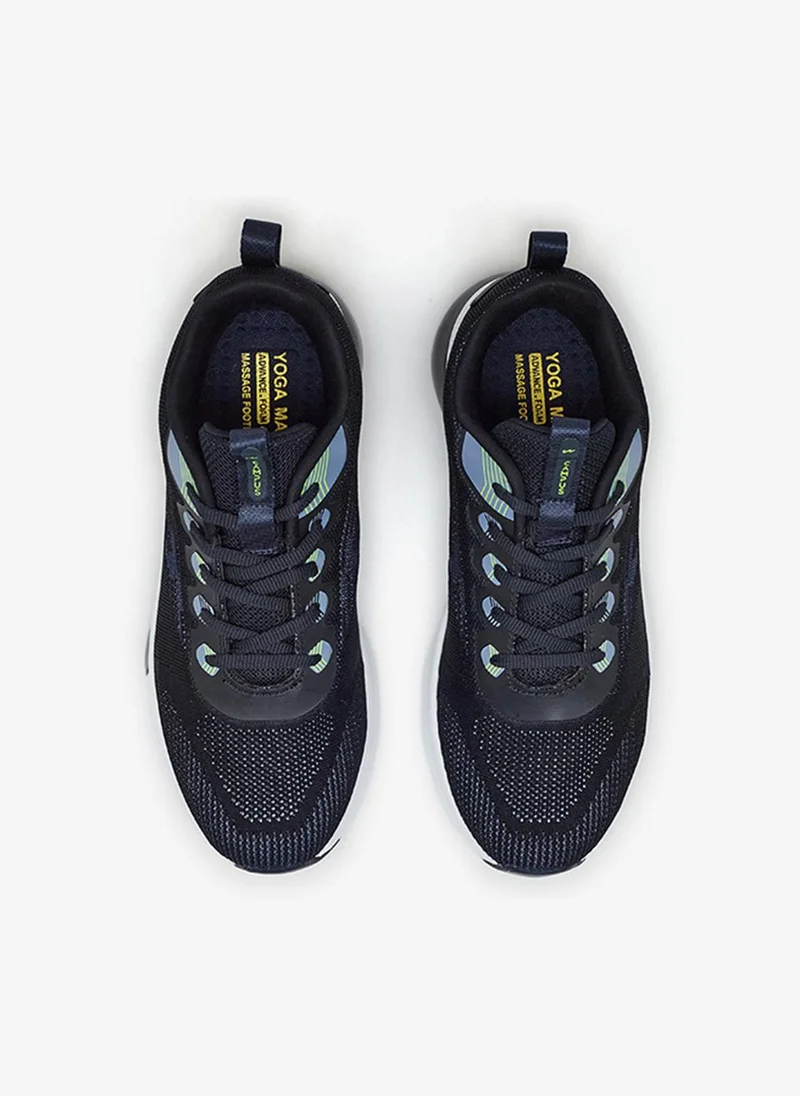 Campus Navy Men Spade Bubble Yoga Max Lace-Up Running Shoes-Navy for Men | Best Price UAE