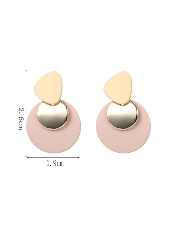 NIBEMINENT Geometric Disc Surface Stud Earrings  - Image 2