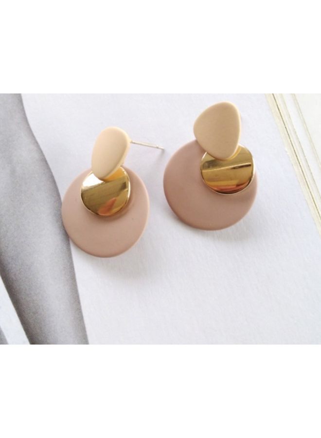 NIBEMINENT Geometric Disc Surface Stud Earrings  - Image 4