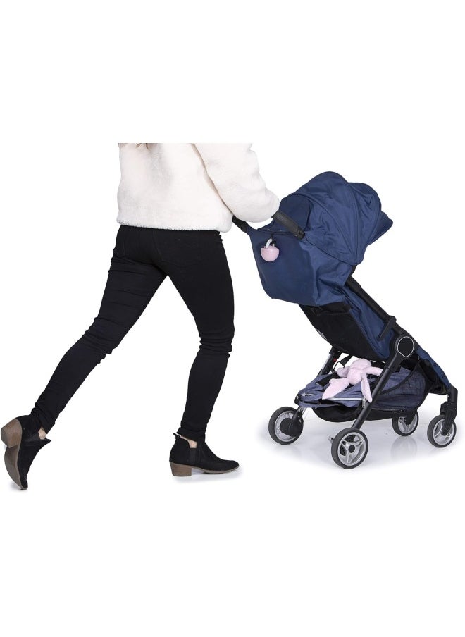 Baby Pacifier Pod - Hygienic Solution For Storing Pacifiers On The Go, Pacifiers Clean And Protected From Dirt And Germs, Easy To Attach To A Diaper Bag, Stroller, Or Purse - Grey