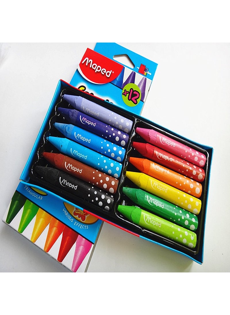 Maped Color Peps Oil Pastel 12 Li 864010 