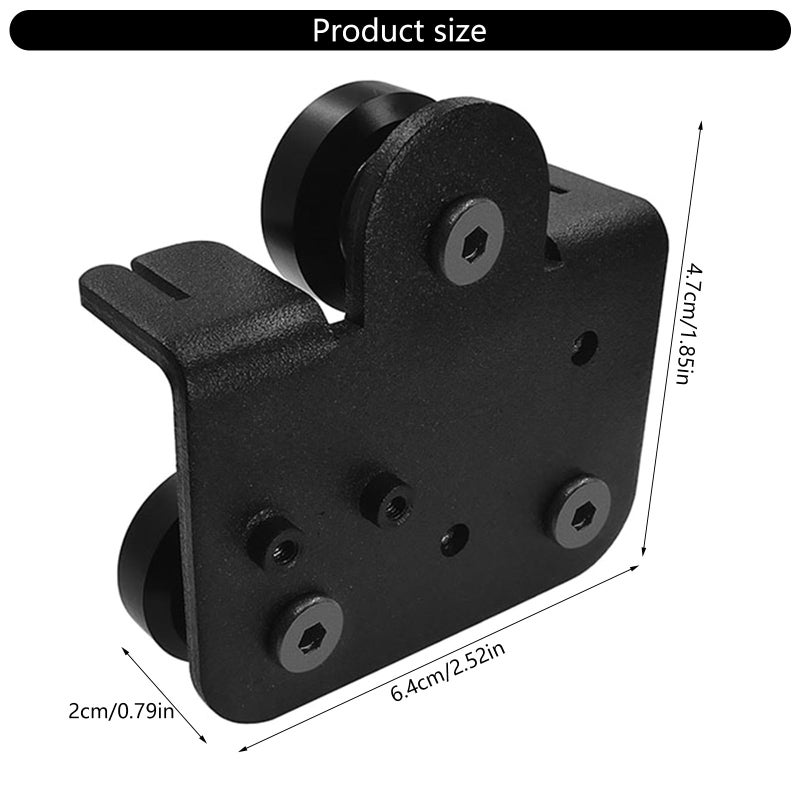 Aluminum Extrusion Frame 3D Printer Plate Smooth Sliding Stable Backplate - Image 5