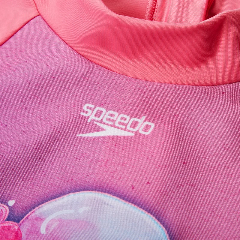 speedo Kids' Digital Long Sleeve Swimming Rashguard