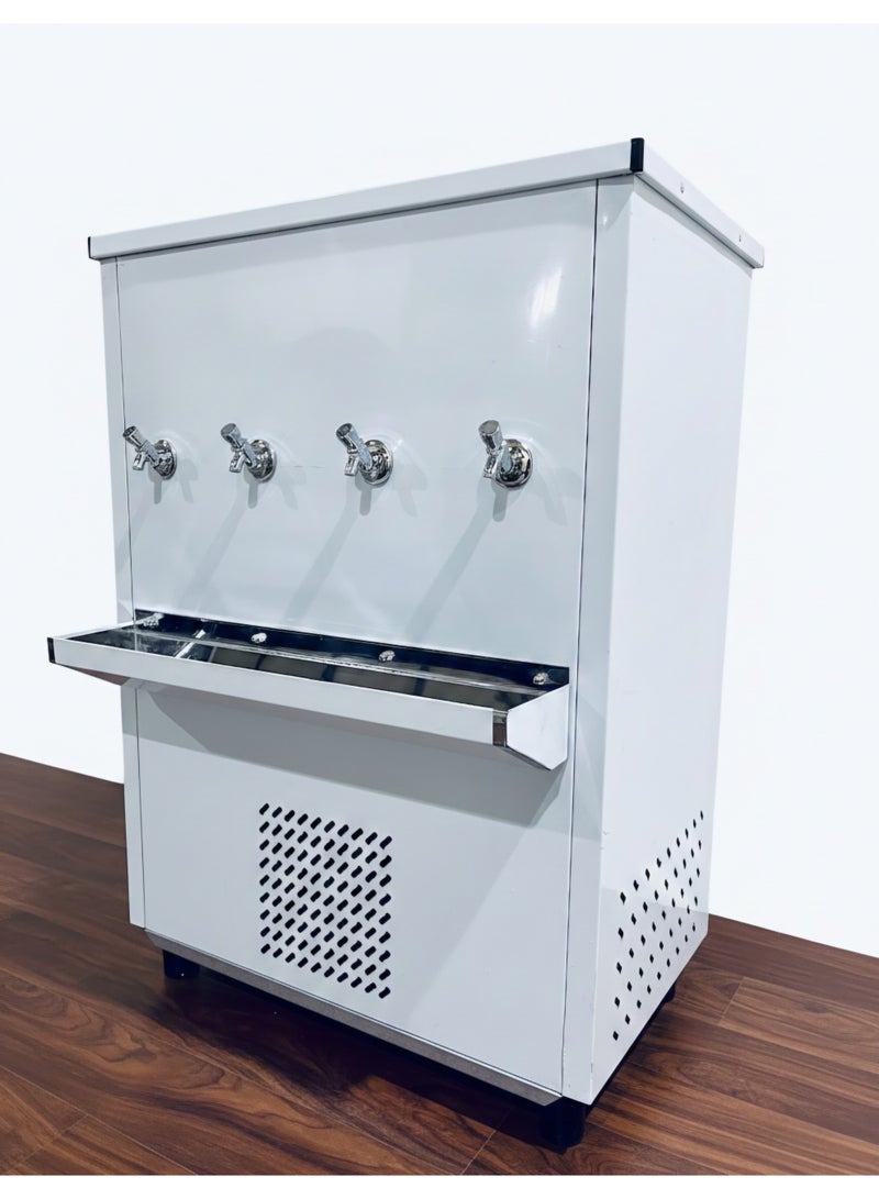Cooltec Stainless Steel 4 Tap Water Cooler 85 Gallon - Image 1