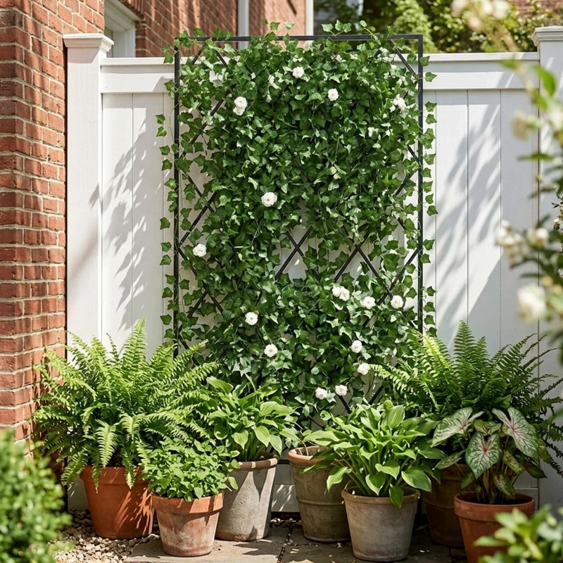 CEWOR Fake Vines for Room Decor 12pcs Fake Ivy Greenery Garland Wall Decor - Image 3
