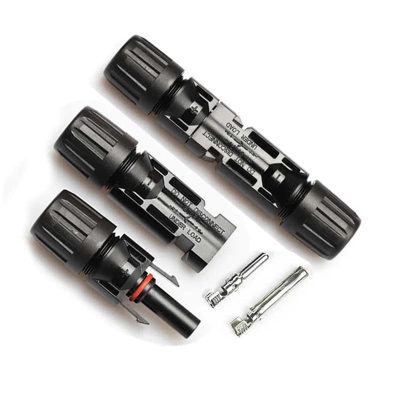 HoopVool® MC4 Solar Connector Kit, 1000V, Set of 3, Waterproof IP67, Male & Female Panel Cable Connectors for Solar Panels (Set of 3, 1000 Voltage) - Image 4