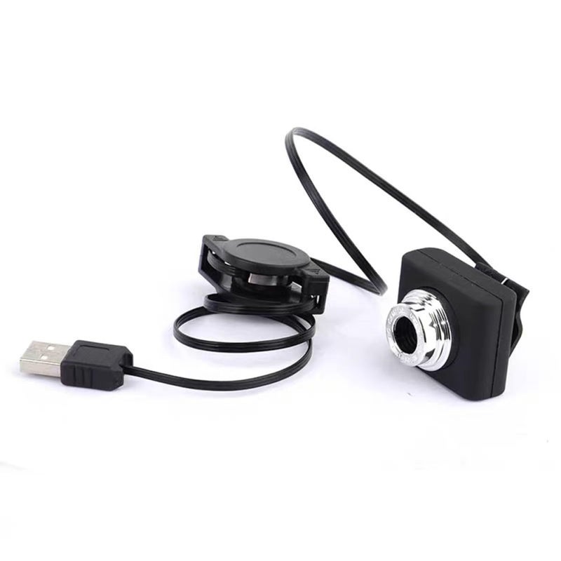 كاميرا ويب USB بزاوية واسعة 120 درجة عالية الدقة جاهزة للاستخدام للتدريس عبر الإنترنت ومؤتمرات الفيديو والبث المباشر باللون الأسود - Image 5